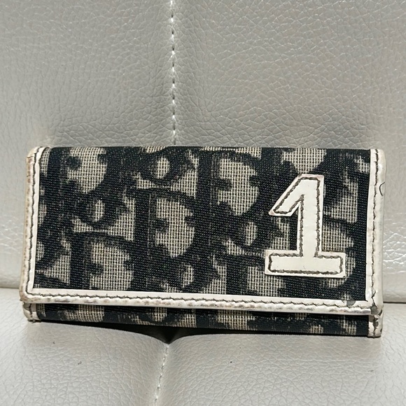 Dior Handbags - Christian Dior trotter oblique four key case card holder wallet